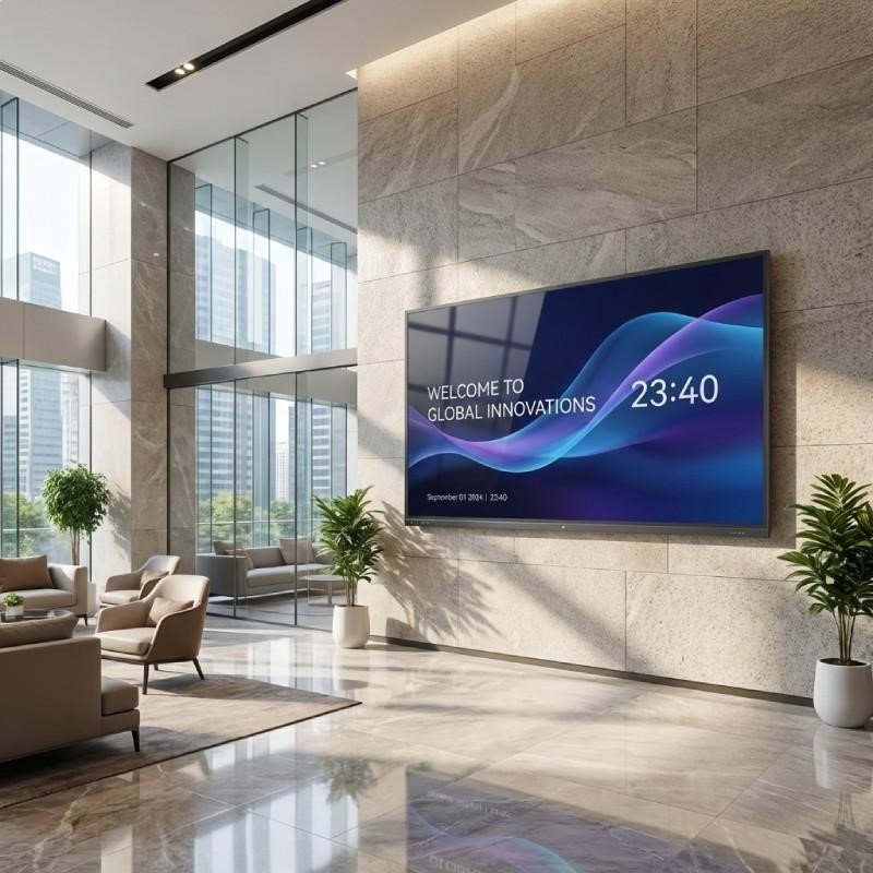 Reception Area Digital Signage
